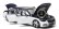 Almost-real Mercedes benz S-class S600 V12 Biturbo Maybach 2021 1:18 Bílá Modrá