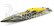 RC rychlostní člun Alpha 1000mm RTR brushless, žlutá - Hobbywing ESC