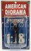 American diorama Figures Poliziotto Con Fucile - Police Officer Ii With Rifle Gun 1:18 Black