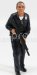 American diorama Figures Poliziotto Con Fucile - Police Officer Ii With Rifle Gun 1:18 Black