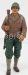 American diorama Figures Soldato Americano Con Fucile - Usa Soldier I With Rifle Gun 1:18 Zelená Hnědá