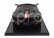 Bbr-models Ferrari Daytona Sp3 Serie Icona Open Roof Principato Di Monaco Livery N 16 Personal Car Charles Leclerc 2022 - Con Vetrina - With Showcase 1:12 Matt Black