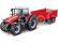 Bburago Massey Ferguson 8740S s vlečkou