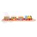 Bigjigs Rail Nákladní vlak se zeleninou + 3 koleje