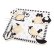 Bigjigs Toys Dřevěné vkládací puzzle černobílé tvary 2
