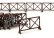 Brumm Accessories Set 5x Transenne - Street Barricades Sizes Misure 4.65cm X 2.85 Cm 1:43 Brown