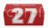 Brumm Ferrari F1  126ck Turbo N 27 Italy Gp 1981 Gilles Villeneuve 1:43 Red