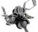 Butterfly adaptér z hliníkové slitiny (Black)