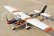 RC letadlo Cessna Skylane T 182 1,75m, černo/oranžová
