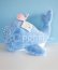 Doudou Plyšová modrá velryba 60 cm