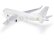 E-flite Airbus A320neo EDF AS3X+ SAFE Select BNF Basic bílý