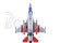 E-flite F-16 Falcon 0.7m SAFE Select BNF Basic