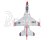 RC letadlo E-flite F-16 Thunderbirds 0.8m SAFE Select BNF Basic