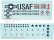 E-flite samolepky: F-16 0.8m