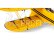 RC letadlo E-flite Waco 0.55m SAFE Select BNF Basic, žlutá
