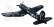 RC letadlo F4U Corsair - ARF (modrá, el. zatahovací podvozek)
