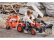 FALK - Šlapací traktor Kubota s nakladačem, rypadlem a vlečkou