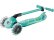 Globber - Koloběžka Primo Plus Lights V2 skládací Blue/Emerald Green