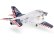 RC letadlo Hangar 9 Hawk/T-45 140-160N ARF + zatahovací podvozek