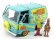 Jada Hanna barbera Scooby-doo The Mystery Van Machine With Shaggy And Scooby-doo Figures 1:24 Světle Modrá Žlutá
