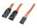 Kabel serva Y plochý JR 22AWG 15cm