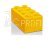 LEGO mini box 46x92x43mm - žlutý