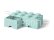 LEGO úložný box s šuplíky 250x500x180mm - aqua