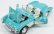 Maisto Chevrolet Corvette Spider 2-door 1957 1:24 Tyrkysově Bílá