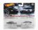 Mattel hot wheels Bugatti Set 2x Veyron 2009 + Bugatti Chiron 2016 1:64 Černá Stříbrná