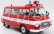 Mcg Barkas B1000 Ambulance Feuerwehr 1956 1:18 Červená Bílá