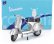Newray Piaggio Vespa 150 Gs 1953 1:12 Silver