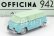 Officina-942 Fiat 600m Van Furgoncino Coriasco 1956 1:76 Světle Modrá Zelená