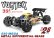 RC auto HSP Vortex 1/10 RTR Buggy, oranžová