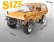 RC auto Range Rover 1970, žlutá + náhradní baterie