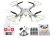 Dron SYMA X5HC, bílá
