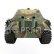 RC tank German JagdPanther 1:16 camo, BB IR