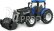 RC kovový traktor Korody s čelním nakladačem 8kolový 1:24, modrý
