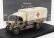Rio-models Fiat 18bl Truck Telonato Ambulanza C.r.i. 1915 - 160th Anniversario Croce Rossa Italiana 1:43 Vojenská Zelená