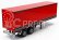 Road-kings Trailer Trailer For Truck - Rimorchio 1:18 Červená Černá