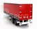 Road-kings Trailer Trailer For Truck - Rimorchio 1:18 Červená Černá