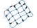 Robitronic poutací síť z háčky 15x12cm modrá