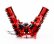 Ros-model Accessories Erpice Rotante Maschio Aquila Rapido 6000 1:32 Red