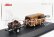 Schuco Barkas B1000 Van Werkstatt Service 1965 With Trailer + 2x Motorcycle 1:43 Světle Hnědá