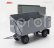 Schuco Fortschritt Trailer For Tractor Hw80 Sha 1980 1:32 Grey