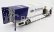 Schuco Mercedes benz O317 Truck Car Transporter Porsche Rothmans 1984 1:18 Bílá Modrá