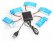 Set 5ks aku+nabíječ pro Syma X5C, X5SC a X5SW