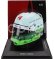 Spark-model Bell helmet F1  Casco Helmet Alfa Romeo C43 Team Stake N 24 Canada Gp 2023 Guanyu Zhou 1:5 Bílá Zelená