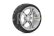Spec T MS Wheel Offset 3 Silver w/Tire 4ks pro 1/10 Silniční