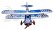 RC letadlo Steen Skybolt 1,55m, stříbrná/modrá