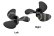 Závodní lodní šroub 2 listý, pravý, stoupání 48mm, 35,0mm/M4